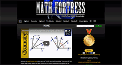 Desktop Screenshot of mathfortress.com